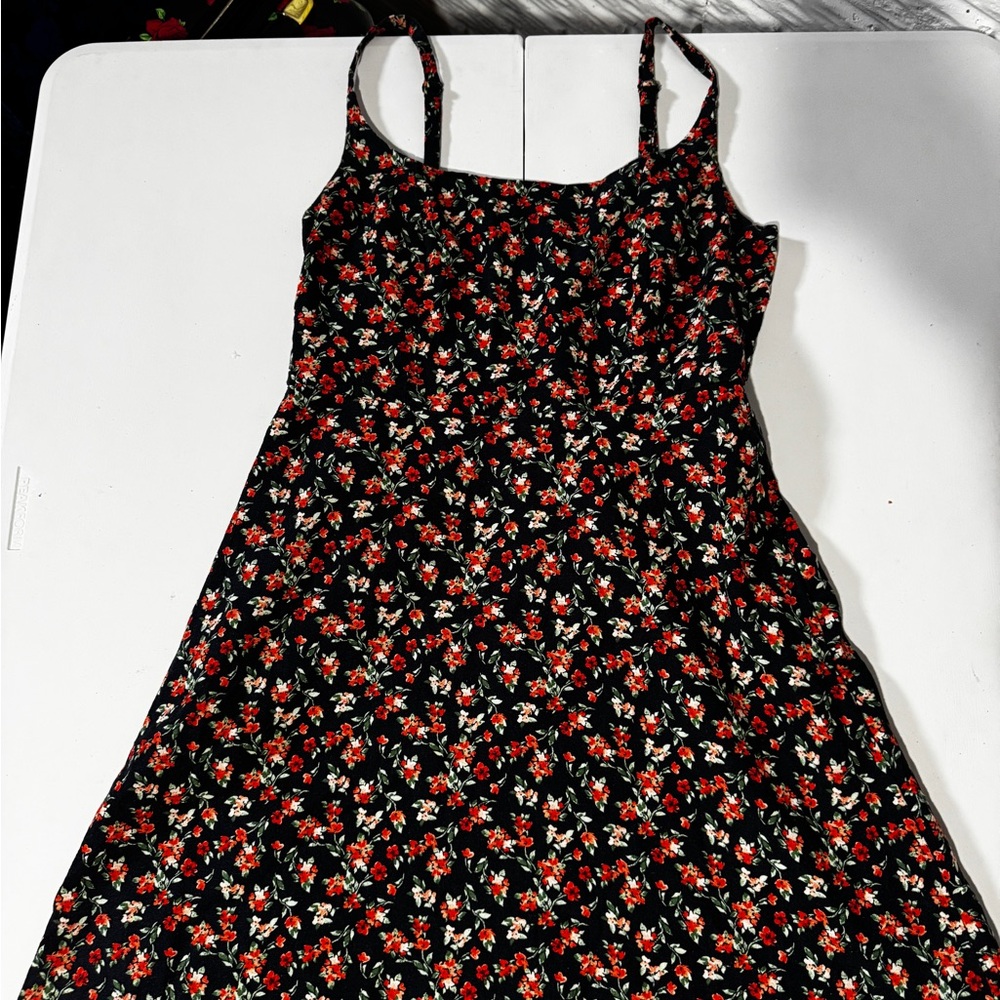 Old Navy Fit & Flare Linen-Blend Mini Dress